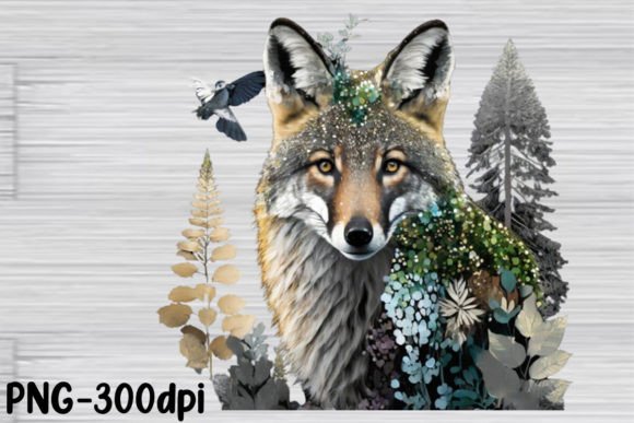 Download Double Exposure Woodland Animal PNG - Premium Resources