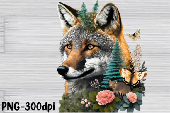 Download Double Exposure Woodland Animal PNG - Premium Resources