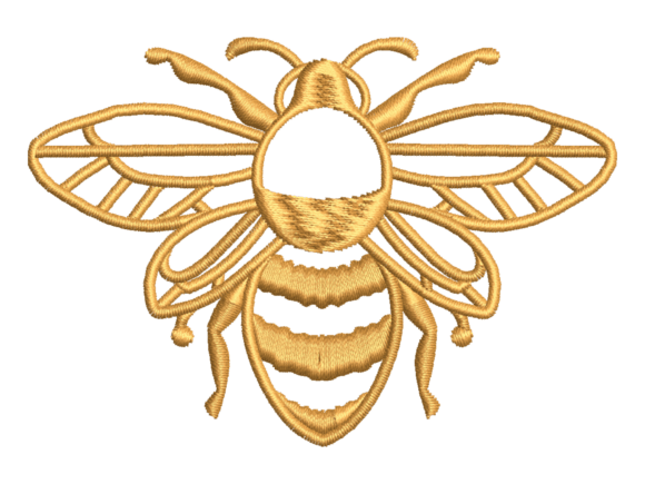 Download Minimal Bee Monogram Embroidery - Bee Collection