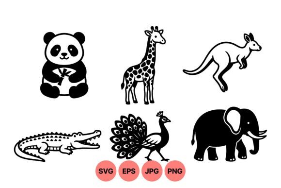 Download Cute Wildlife Animal SVG Clipart - Cute wildlife Collection