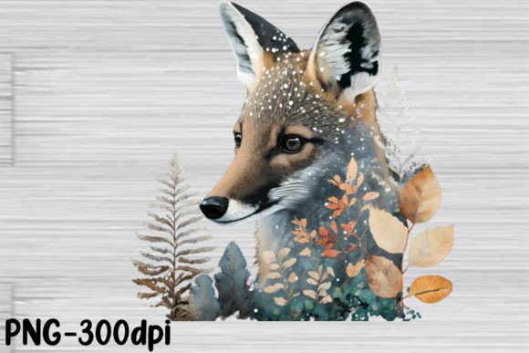 Download Double Exposure Woodland Animal PNG - Premium Resources